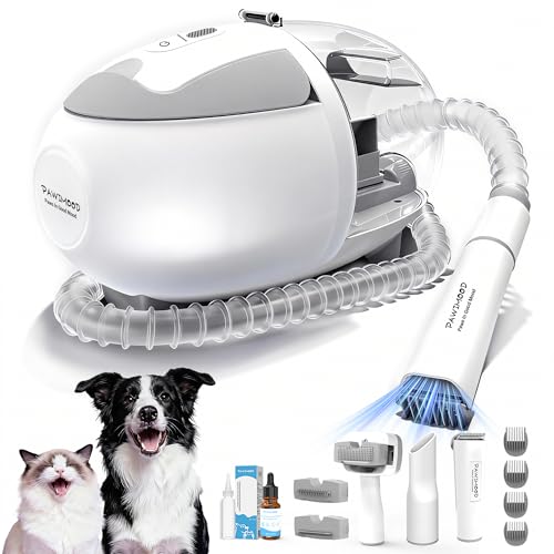 Pawimood Dog Grooming Vacuum Kit - 13000Pa Suction, 2L Dust Cup