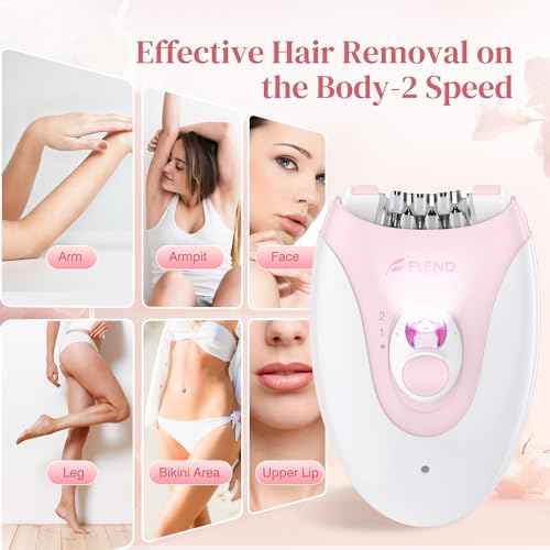 Epilator,Epilator for Women Facial Hair Removal Rechargeable,2 Speeds Hair Removal,Hair Removal Device with 36 Tweezers,Hair Removal for Women Legs/Face/Bikini/Arms,Womens Electric Shaver Smooth Skin