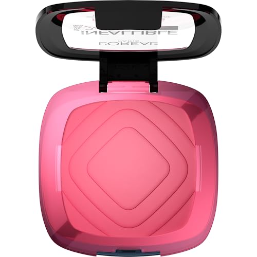 L'Oreal Paris Infallible Soft Matte Blush Confident Pink 0.31 Oz - Long-Lasting Waterproof Make-up