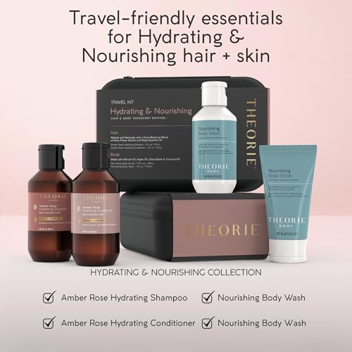 Theorie Hydrating Travel Kit - Shampoo, Conditioner & Body Care