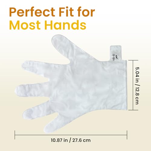 BLOOMORA Repairing Hand Mask Gloves for Dry Hands - Shea Butter (6 Pairs)