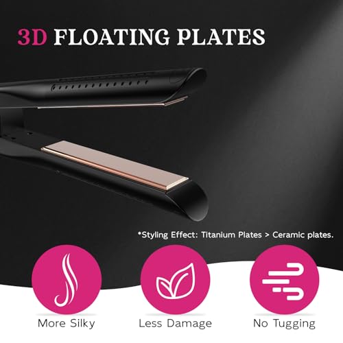 SKIMI Airflow Styler 2.0 Titanium Flat Iron & Curling Wand
