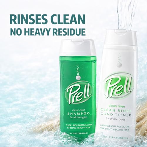 Prell 2-in-1 Shampoo & Conditioner ? Classic Clean Deep Cleansing & Lightweight Conditioning for Shiny Healthy Hair | 13.5 oz
