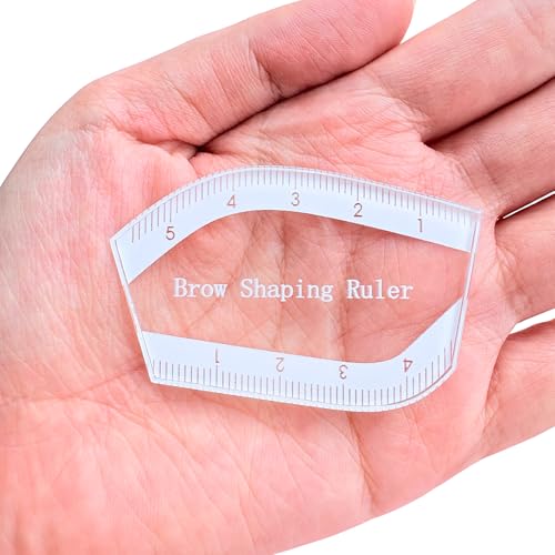 3Pcs Arch Brow Mapping Ruler Eyebrow Shaping Ruler Pmu 1 Minute Fast Drawing Design Brow Easy Tool Microblading Permanent Mekup Stencils Reuse