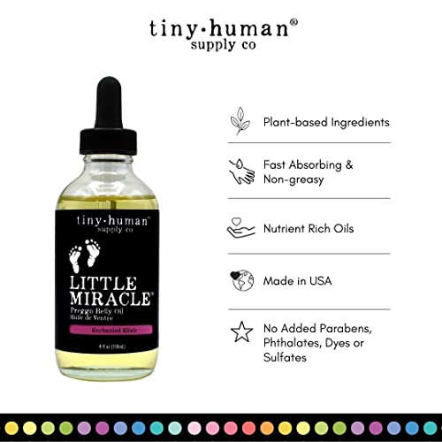 Little Miracle Preggo Belly Oil (Fragrance Free) for Pregnancy Stretch Marks and Itching