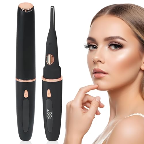 USB-Rechargeable Heated Eyelash Curler with LED Display - 3 Temp Settings, Mini Design, Safe Curling for Long-Lasting Natural Lashes