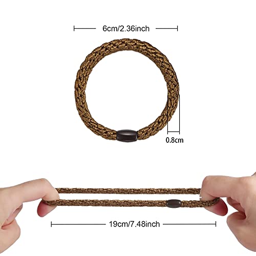 Funtopia 30Pcs Hair Ties for Women - No Damage Elastics