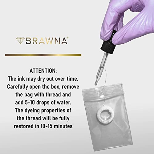 BRAWNA Pro PMU Mapping Kit for Eyebrows & Lips
