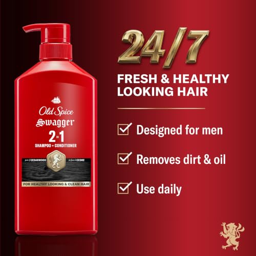 Old Spice Swagger 2-in-1 Shampoo & Conditioner, 21.9 oz