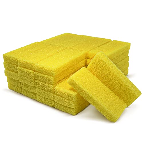 Disposable Pumice Pads Foot Scrubber Sponge Pedicure Stone & Professional Disposable Manicure Kit Bundle
