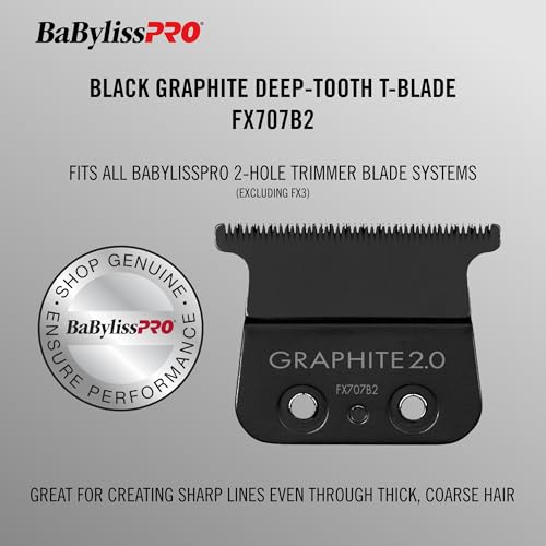 BaBylissPRO Deep-Tooth T-Blades for Hair Trimmers | FX707B2