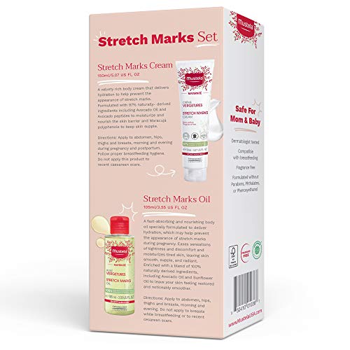 Mustela Maternity Stretch Marks Set - Cream & Oil