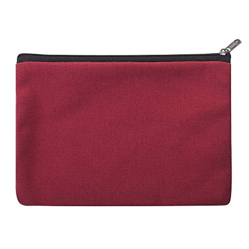 Aspire 6-Pack Multi-Purpose Cotton Canvas Bags, 7 x 5 Inch DIY Craft Pouches (6 Colors)