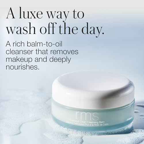 RMS Beauty Coconut Clean Cleansing Balm ? Nourishing Coconut Oil Makeup Remover and Hydrating Deep-Cleansing Balm for Soft, Smooth, Radiant Skin, 50g