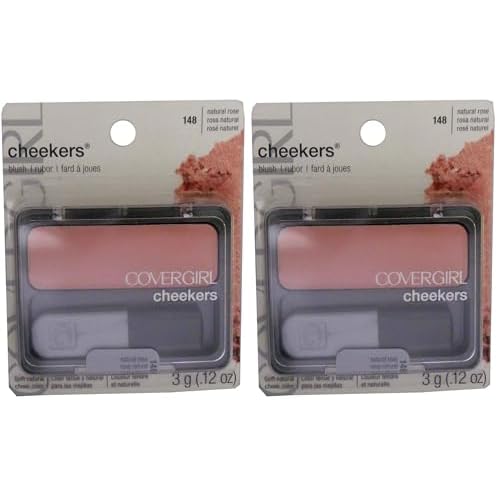 COVERGIRL Cheekers Blendable Powder Blush Natural Twinkle.12 oz, 1 Count (Pack of 2)
