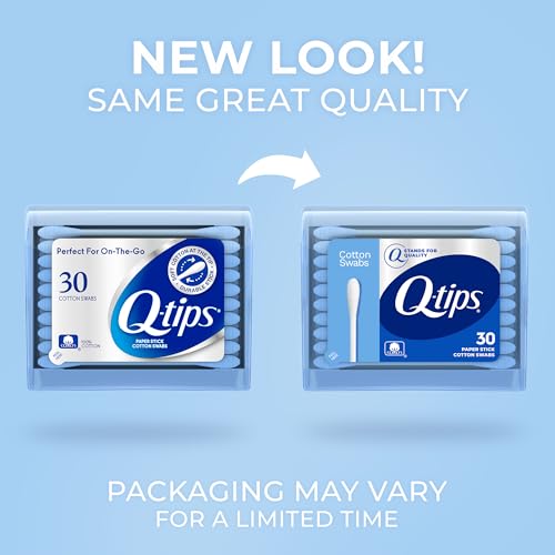 Q-tips Cotton Swabs Travel-Size 10-Pack, 30 Count - Personal & Beauty Care