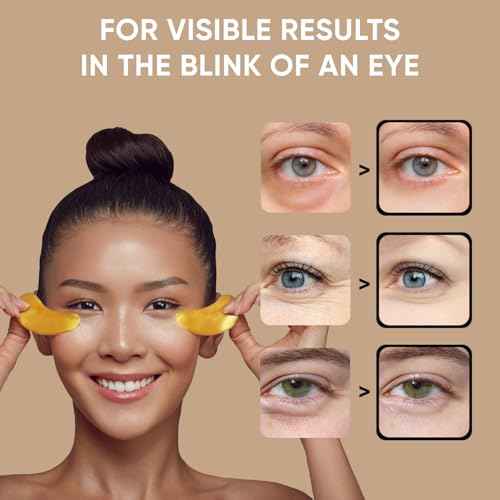 Celor Under Eye Patches for Puffy Eyes and Dark Circles - Eye Masks with Amino Acids & Collagen, Eye Care for Wrinkles - Birthday Gift for Women - Skincare Self Care - USA Tested (80 Pairs)
