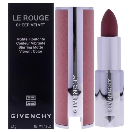 Le Rouge Sheer Velvet Matte Lipstick - N27 Rouge Infuse by Givenchy for Women - 0.11 oz Lipstick