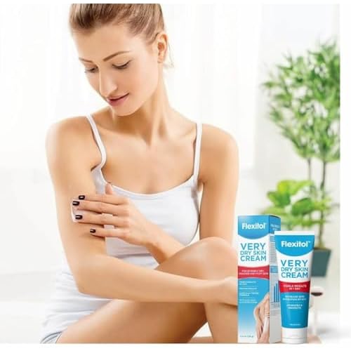 Flexitol Very Dry Skin Cream, Intensive Moisturizer for Severely Dry Skin, Urea-Based Hydration, 4 oz Tube