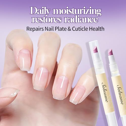 NIZENTA 45° Cuticle Oil Pusher Pen - Nourishes & Exfoliates Nails