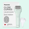 Panasonic Waterproof Electric Bikini Trimmer ES-AWL6AG – Cordless Women’s Razor with Attachments