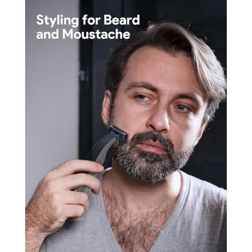 Double-Sided Guard Combs Compatible with O Blade QP2724 QP2520 QP2530 QP2620 QP2630 Pro 360 Series Facial Hair Clippers Beard Trimmer, 4 Combs of 1/2/3/5 mm Attachments Kit