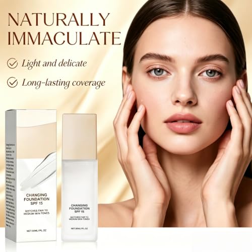 Luxus Color Changing Foundation & Primer for Mature Skin - Qurove