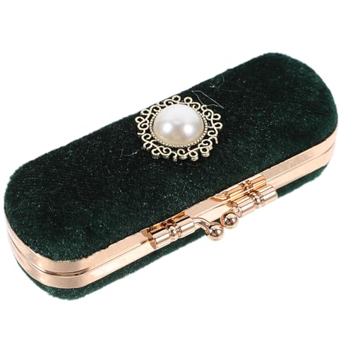 Vintage Lipstick Case with Mirror | Compact Lip Balm Holder