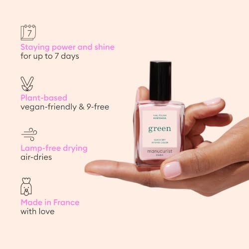 Manucurist Hortencia Vegan Nail Polish Set - Sheer Pink Manicure Kit
