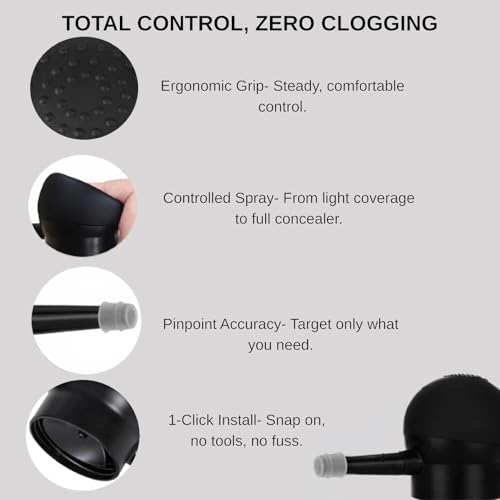 Hair Building Fibers with Spray Applicator - Thicker Hair Instantly