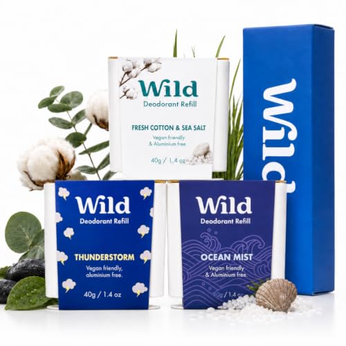 Natural Deodorant Refills - Clean Scents Variety Pack - 24 Hour Odor Protection