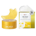 SNP [K Beauty 24K Gold Firming Eye Patch & 24K Gold Ampoule Sheet Mask