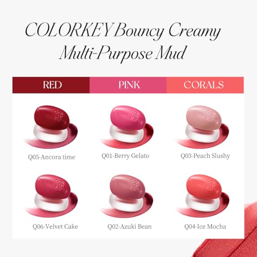 COLORKEY Bouncy Multi-Purpose Mud Lip Tint 4.5g
