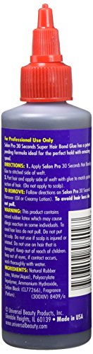 Salon Pro 30 Second Bonding Glue - 4oz Hair Extension Adhesive