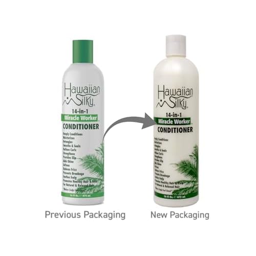 Hawaiian Silky Miracle Worker 14-In-1 Conditioner 16 Ounce (474ml) (Pack of 2)