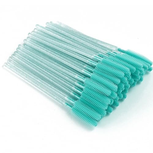 Disposable Silicone Mascara Wands - 50 Pack Eyelash Applicators
