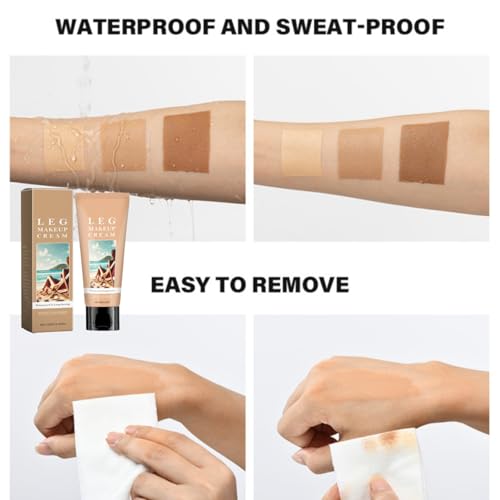 Leg Makeup Cream - Waterproof Body Concealer for Tattoos & Scars