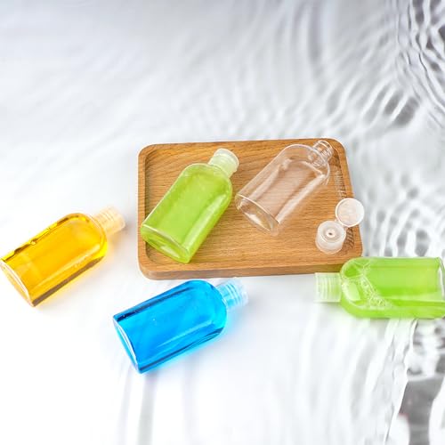 5-Pack 3.4oz Travel Bottles with Flip Caps | Leak-Proof