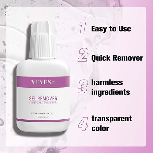VEYES INC Lash Remover Gel 15ml - Professional Eyelash Adhesive Remover