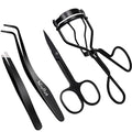 Lash Applicator Tool - Curved Stainless Steel Tweezers (4pcs)