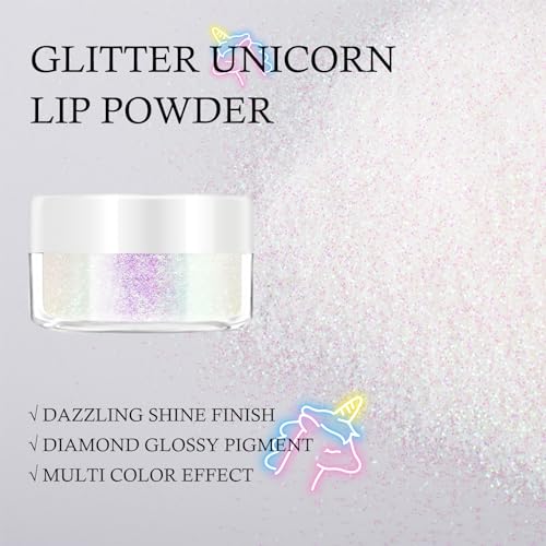KYDA Glitter Lip Kit - 3 Colors Diamond Metallic Powder