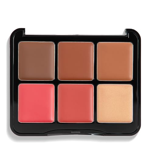 W7 Let's Face It Cream Palette - Deep Desert Glow
