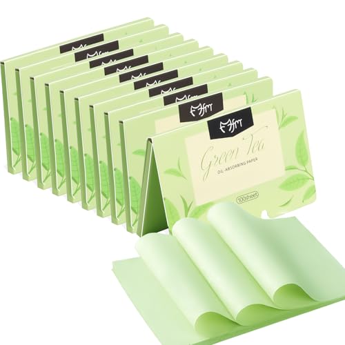Oil Blotting Sheets for Face - 1000pcs Bamboo Charcoal