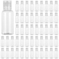 Lnrueg 200 PCS 1OZ Travel Bottles with Flip Cap - 30 ml Clear Plastic Travel Size Containers, Portable Leak Proof Squeeze Bottles Refillable Empty Cosmetic Containers for Liquid Shampoo Lotion, Clear