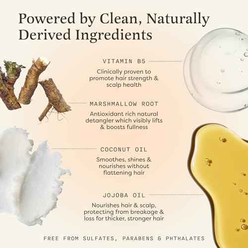 The Earthling Co. Conditioner Bar - Promote Hair Growth, Strengthen & Moisturize All Hair Types - Paraben & Sulfate Free formula with Natural Ingredients for Dry Hair (Vanilla Coconut, 1.8 oz)