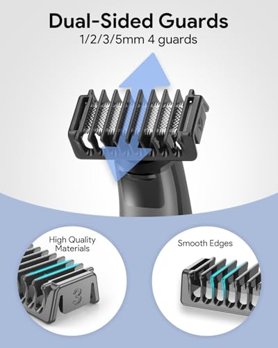 7 PCS Guide Guards Set for Obalde Hair Clippers with Storage Case - Compatible with QP2724, QP2834, QP2520, QP2620 Series