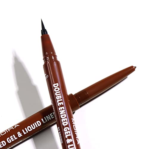 Double Ended Gel & Liquid Liner - Brown 002