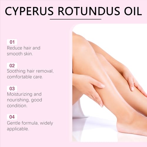 Cyperus Rotundus Oil - Natural Hair Growth Reduction, 2 Pack