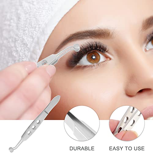 iplusmile Meibomian Gland Expressor Tweezers Stainless Steel Eyelid Massage Tool for Dry Eye Relief with Precision Tip 4.13 Inch Eye Gland Treatment Instrument