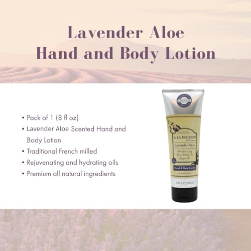 A LA MAISON Lavender Aloe Body Lotion, 8 FZ